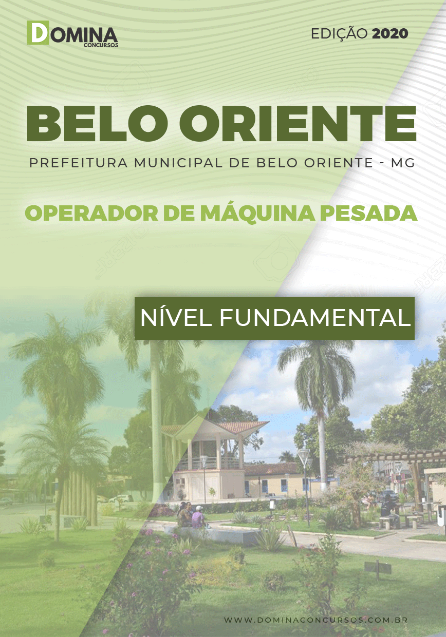 Apostila Belo Oriente MG 2020 Operador de Máquina Pesada