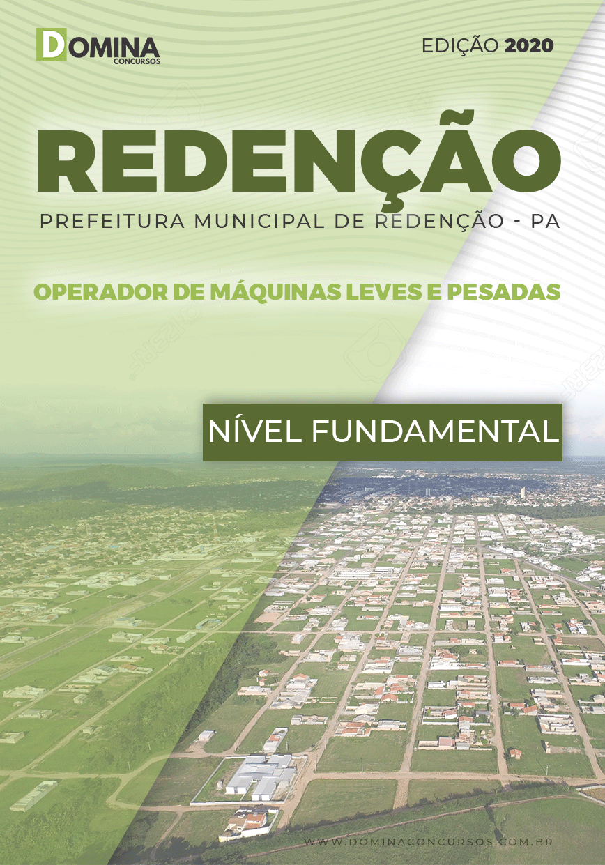 Apostila Pref Redenção PA 2020 Operador de Máquinas