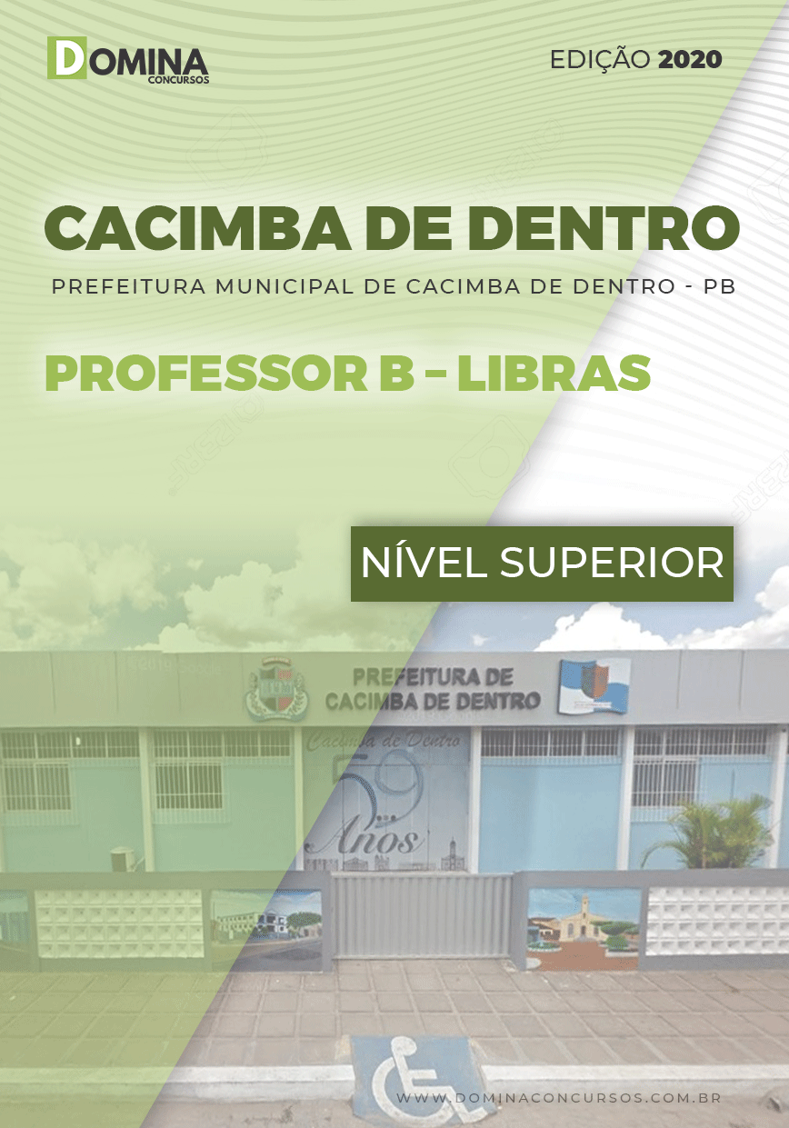 Apostila Pref Cacimba Dentro PB 2020 Professor B Inglês