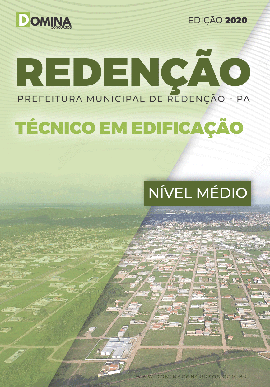 Apostila Pref Redenção PA 2020 Técnico em Edificação