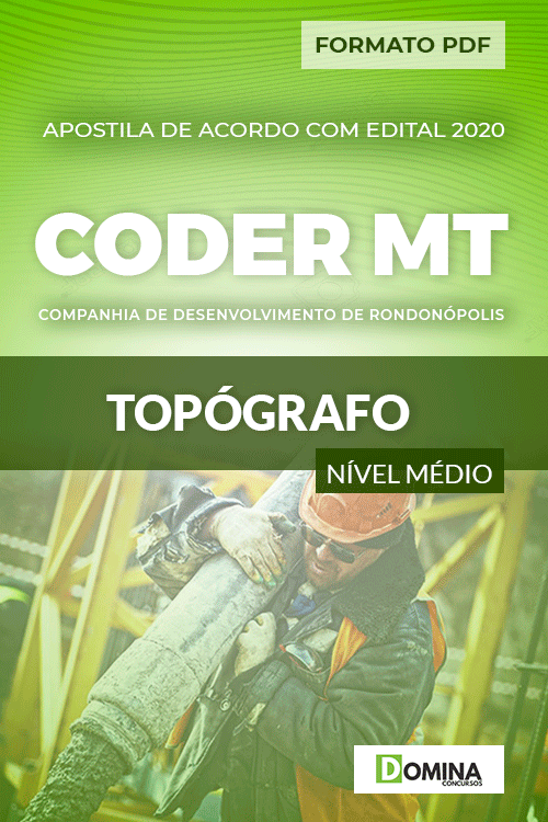 Apostila Concurso Público CODER MT 2020 Topografo