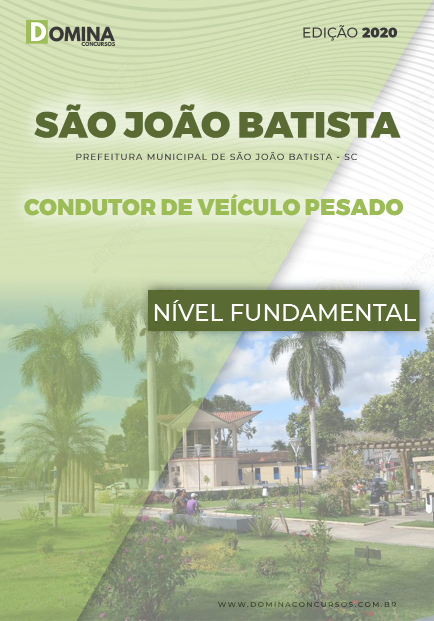 Apostila São João Batista 2020 Condutor de Veículo Pesado