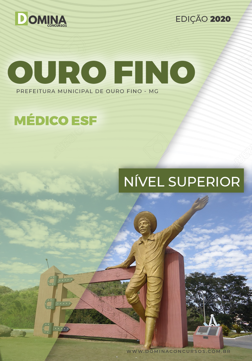 Apostila Concurso Ouro Fino MG 2020 Médico ESF