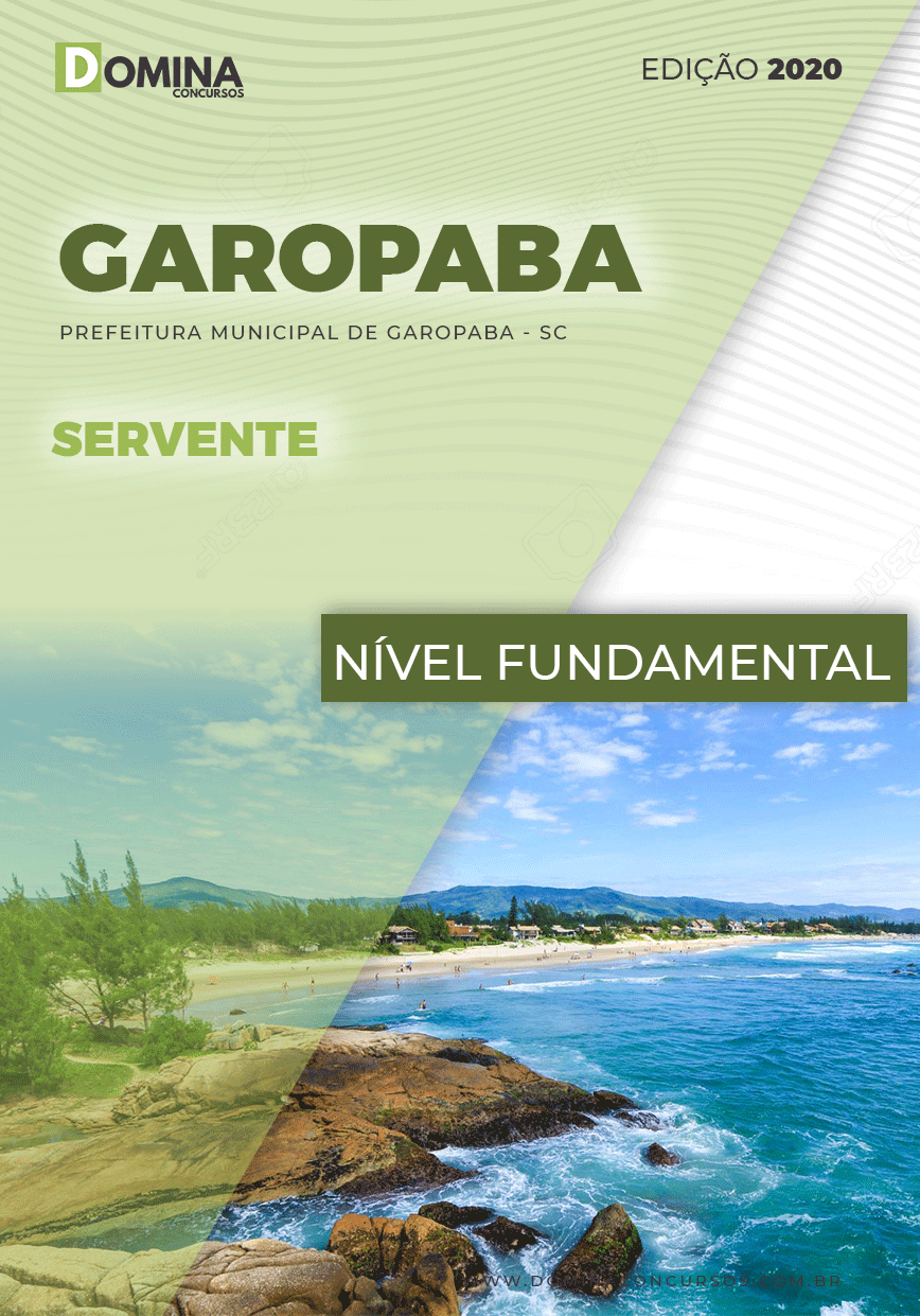 Apostila Seletivo Pref Garopaba SC 2021 Servente