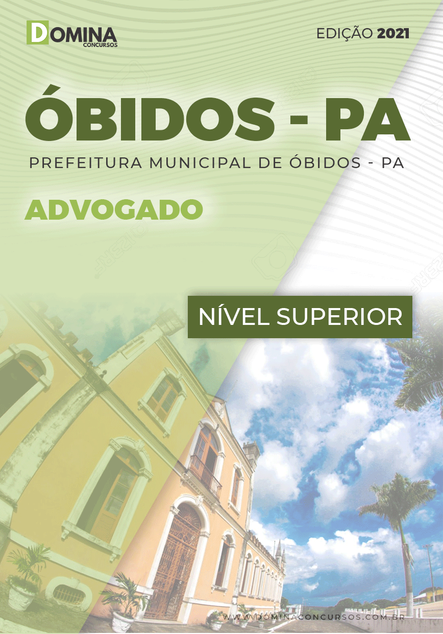 Apostila Concurso Público Pref Óbidos PA 2021 Advogado