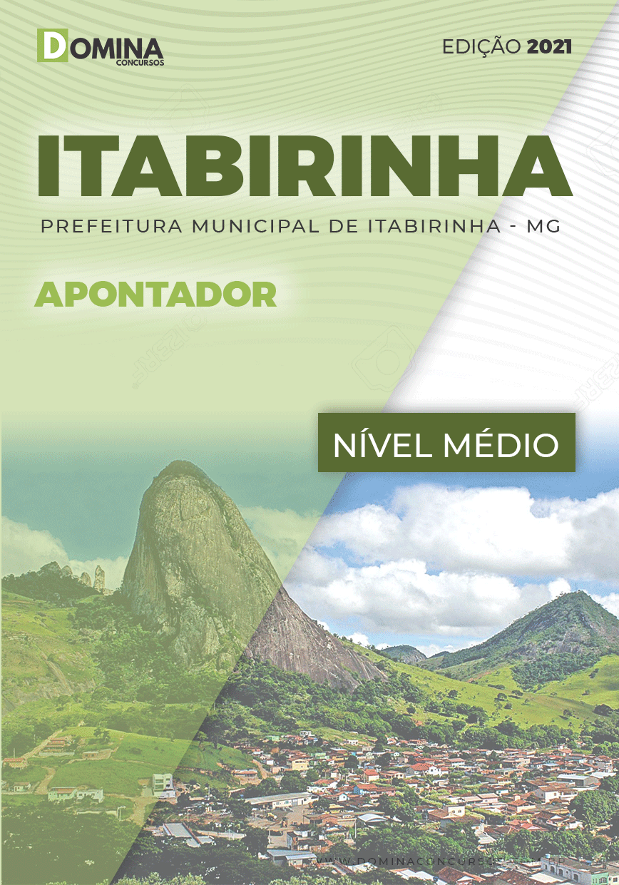 Apostila Concurso Pref Itabirinha MG 2021 Apontador