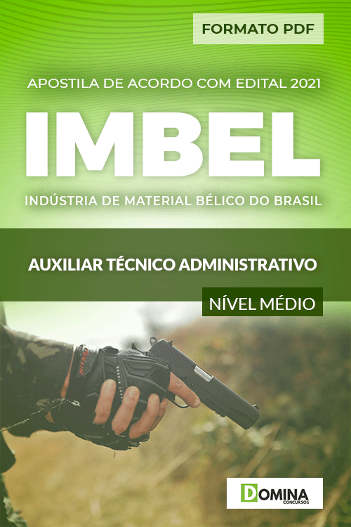 Apostila Concurso IMBEL 2021 Auxiliar Técnico Administrativo