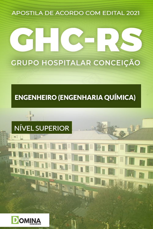 Apostila Concurso GHC RS 2021 Engenheiro Engenharia Química