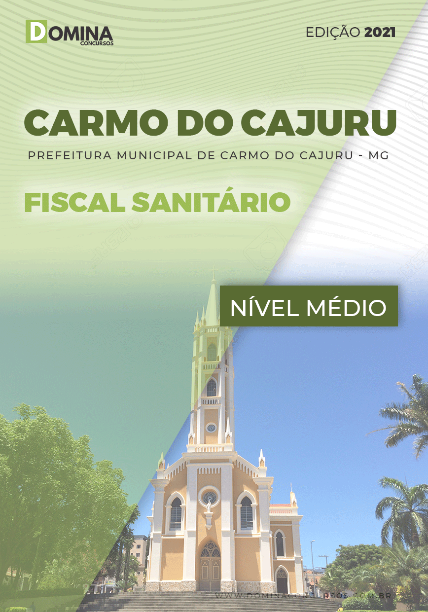 Apostila Concurso Pref Carmo Cajuru MG 2021 Fiscal Sanitário