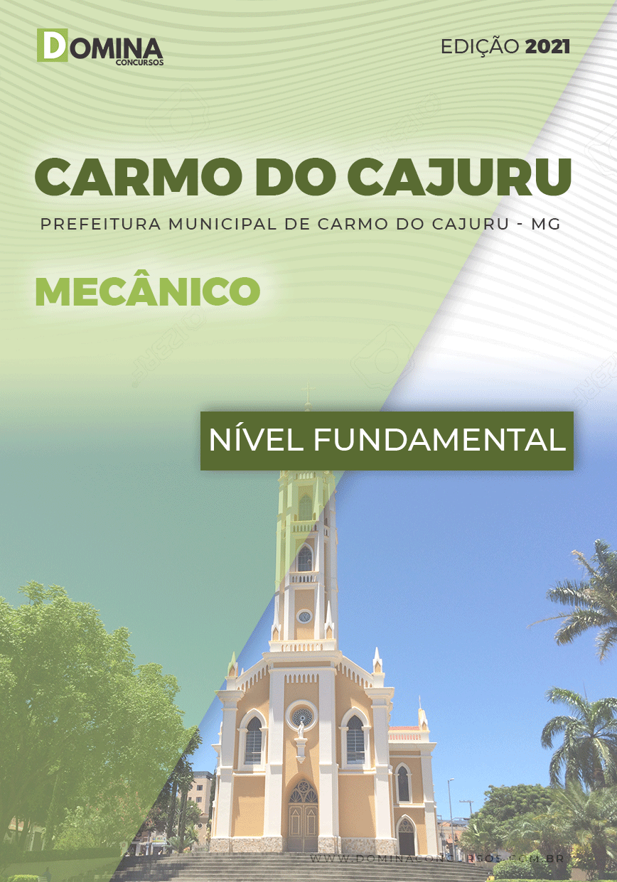Apostila Concurso Pref Carmo Cajuru MG 2021 Mecânico
