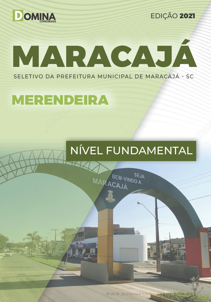 Apostila Seletivo Pref Maracajá SC 2021 Merendeira