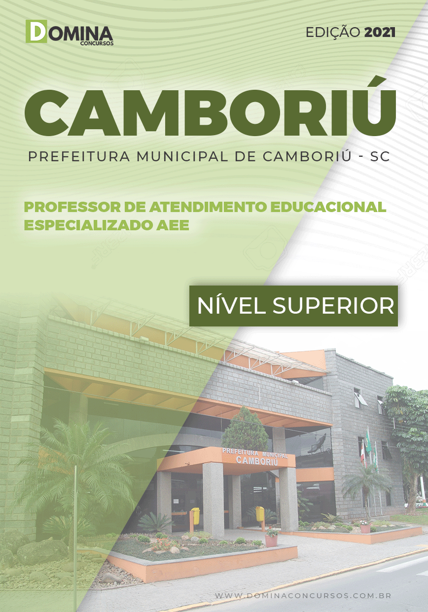 Apostila Pref Camboriú SC 2021 Prof Atendimento Educacional AEE