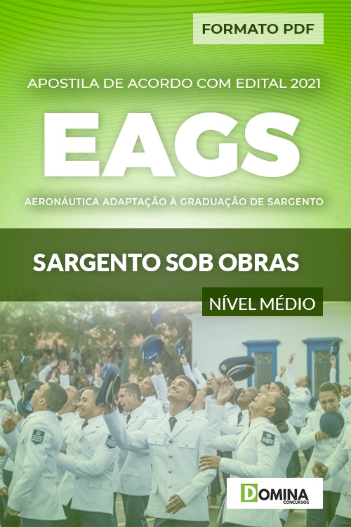 Apostila Aeronáutica EAGS 2022 Sargento SOB Obras