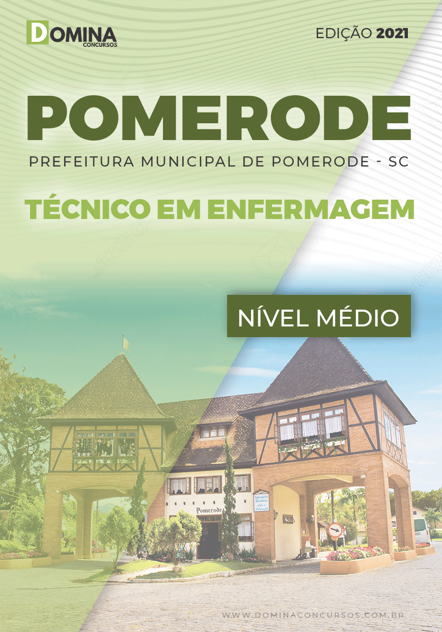 Apostila Pref Pomerode SC 2021 Técnico em Enfermagem