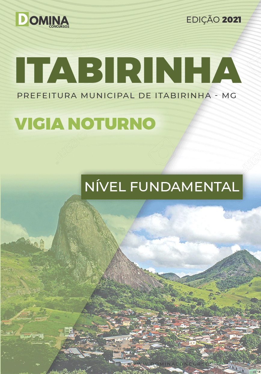 Apostila Concurso Pref Itabirinha MG 2021 Vigia Noturno