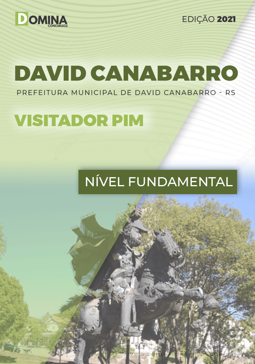 Apostila Seletivo Pref David Canabarro RS 2021 Visitador PIM