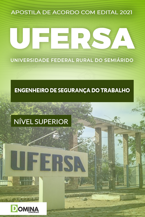 Apostila UFERSA 2021 Engenheiro de Segurança do Trabalho