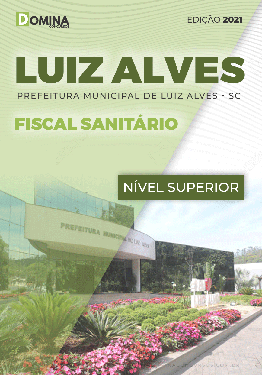 Apostila Seletivo Pref Luiz Alves SC 2021 Fiscal Sanitário