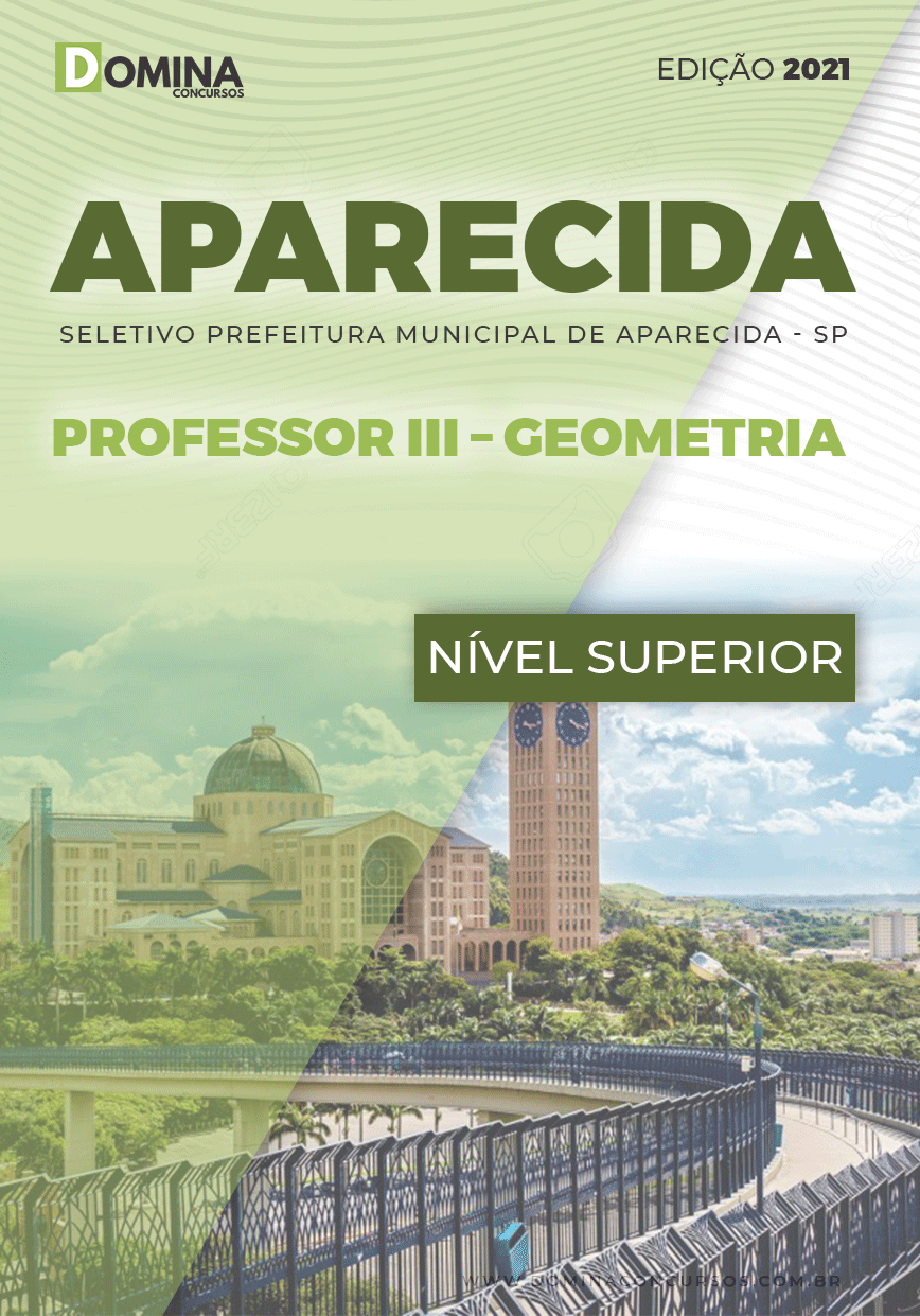 Apostila Concurso Pref Aparecida 2021 Professor III Geometria