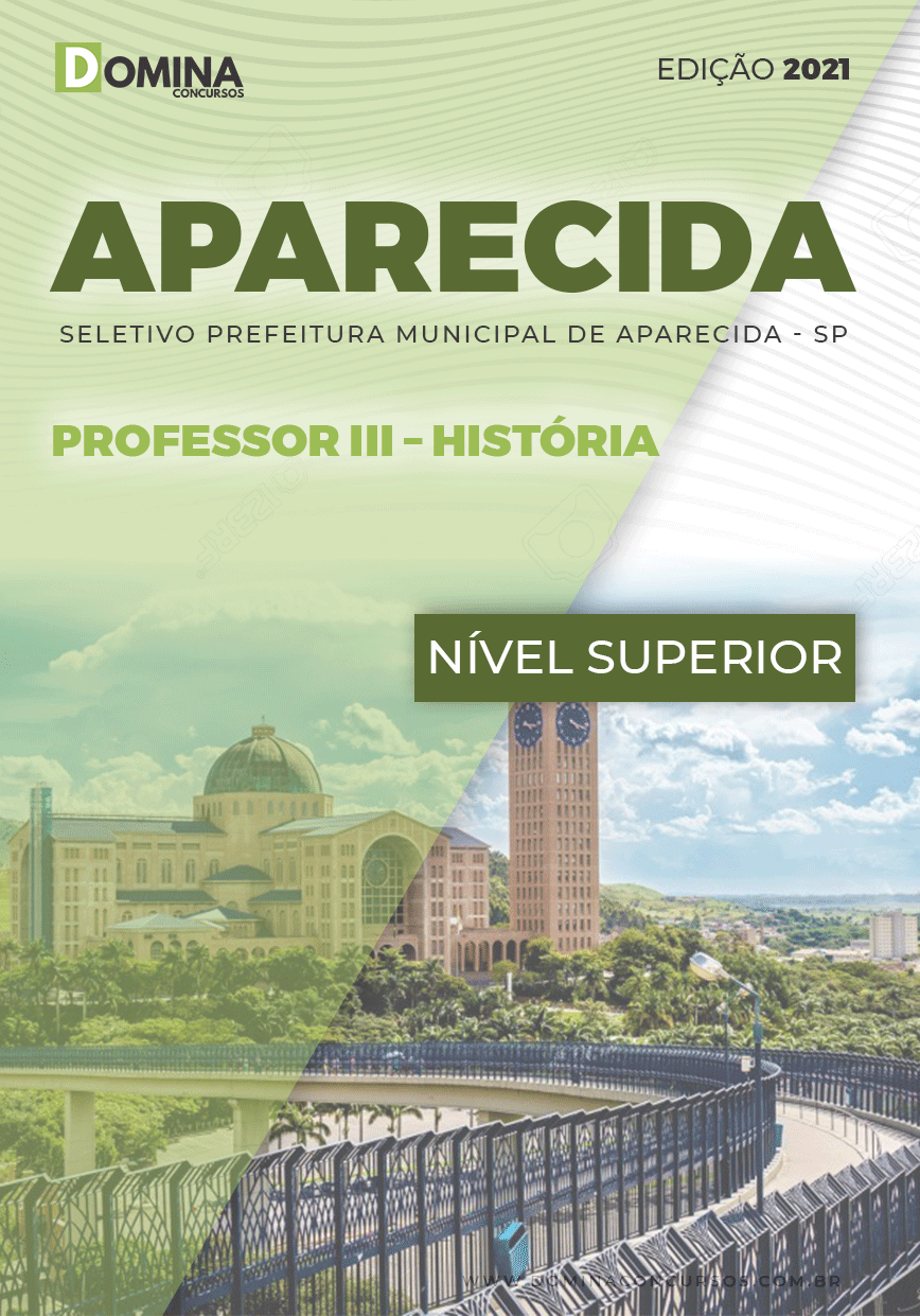 Apostila Seletivo Pref Aparecida 2021 Professor III História