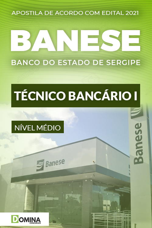 Apostila Concurso Público Banese 2021 Técnico Bancário I