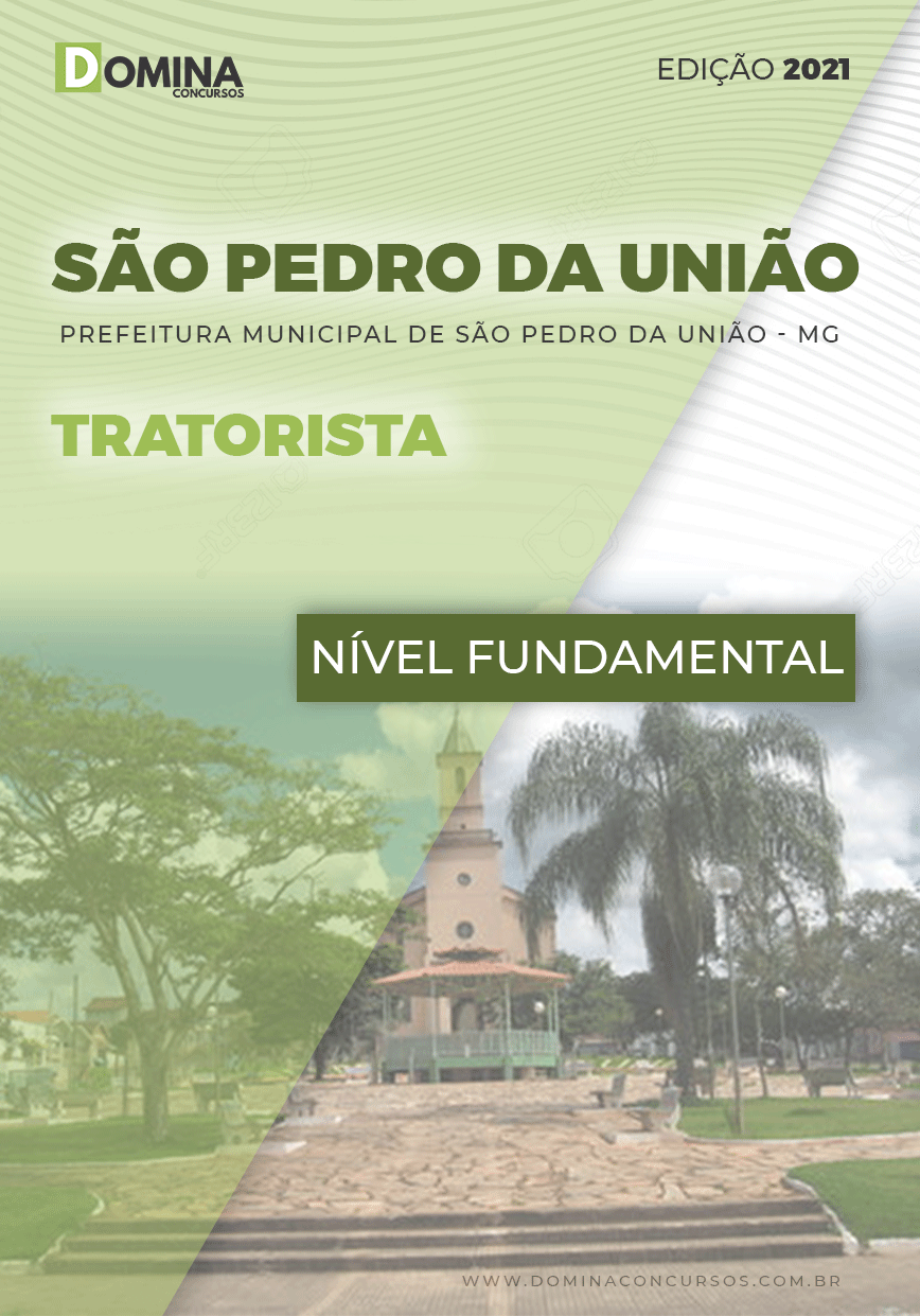 Apostila Concurso Pref São Pedro União MG 2021 Tratorista