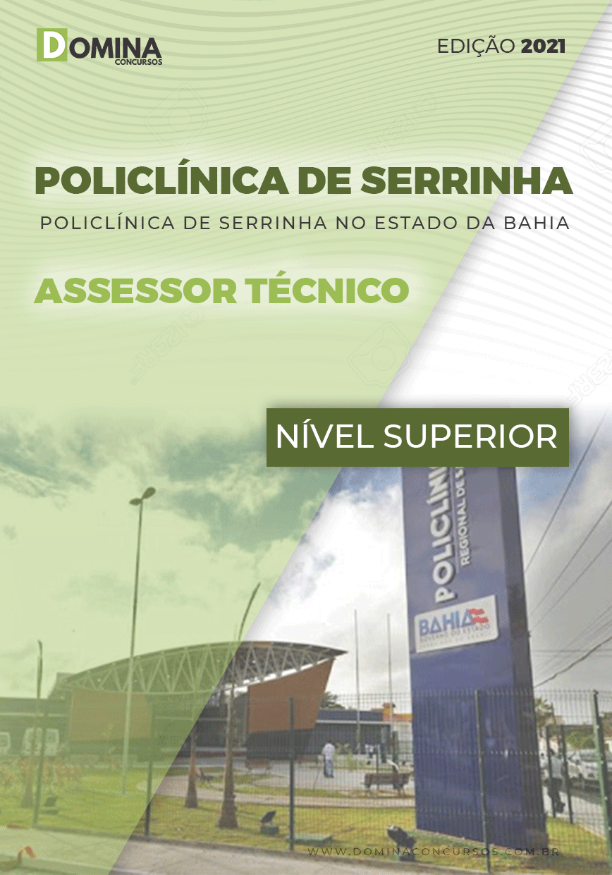 Apostila Seletivo Policlínica Serrinha BA 2021 Assessor Técnico
