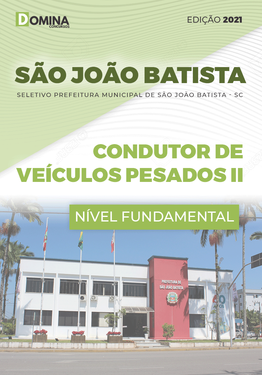 Apostila São João Batista SC 2020 Condutor Veículos