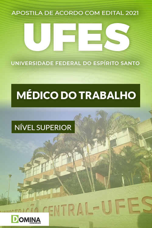 Apostila Concurso Público UFES 2021 Médico do Trabalho