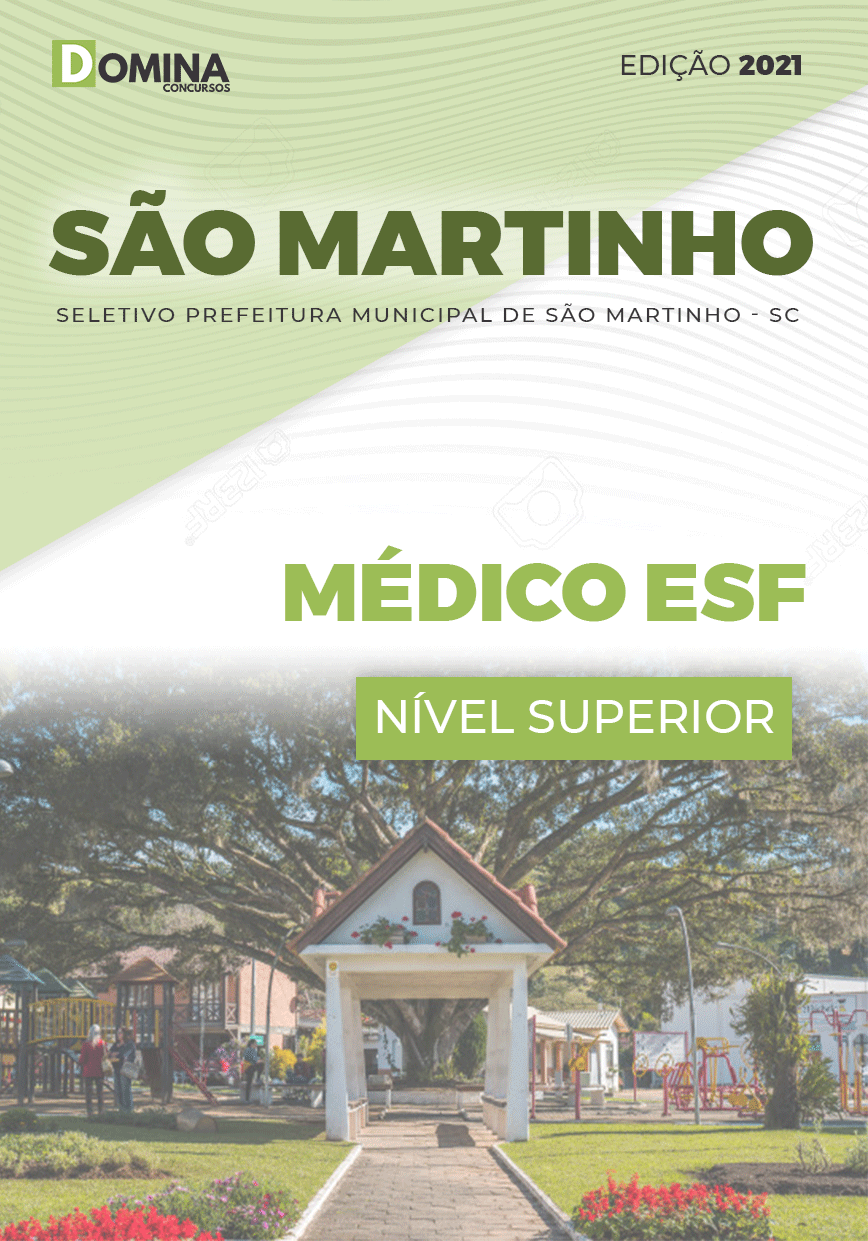 Apostila São Martinho SC 2021 Médico da Família ESF