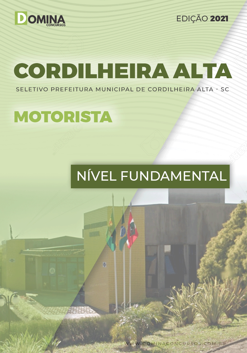 Apostila Seletivo Pref Cordilheira Alta SC 2021 Motorista