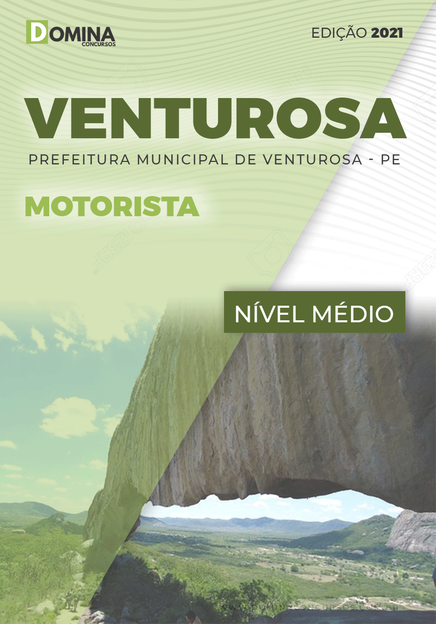 Apostila Concurso Público Pref Venturosa PE 2021 Motorista