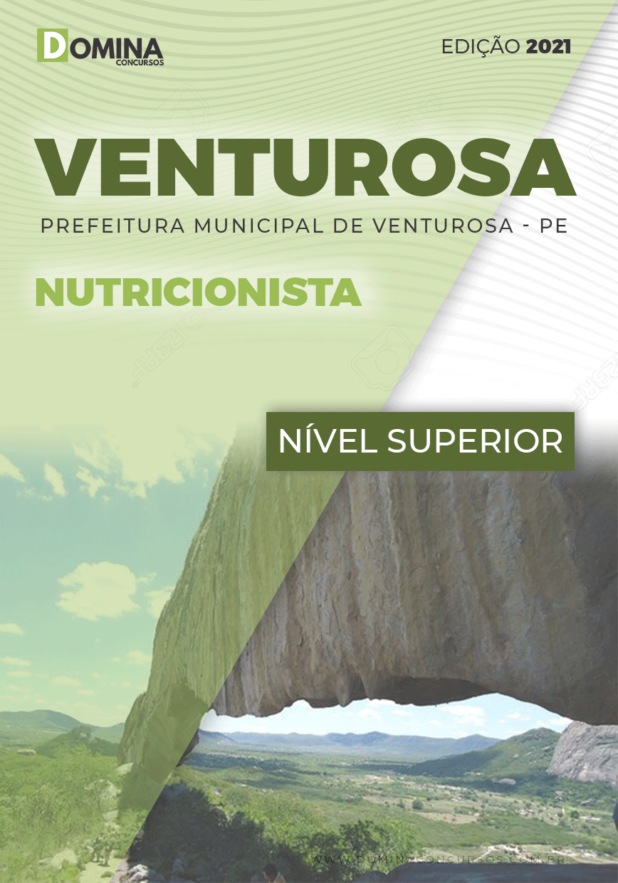 Apostila Concurso Pref Venturosa PE 2021 Nutricionista