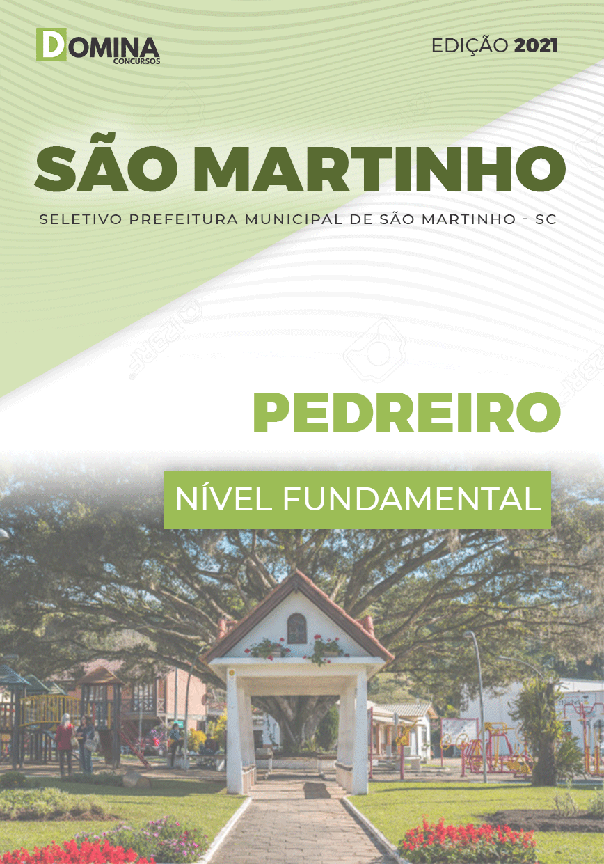 Apostila Concurso São Martinho SC 2021 Pedreiro