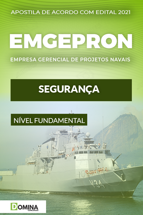 Apostila Concurso Público EMGEPRON 2021 Segurança
