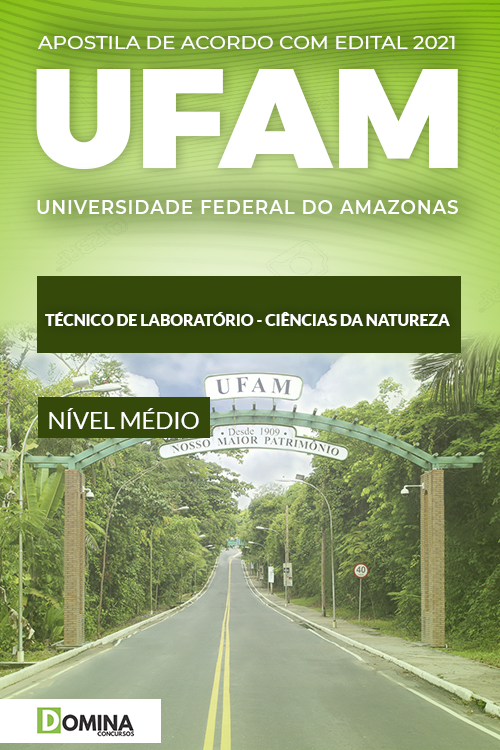 Apostila UFAM 2021 Técnico de Laboratório Ciências da Natureza
