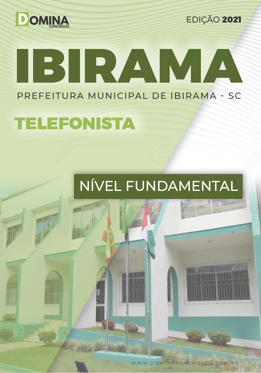 Apostila Concurso Público Pref Ibirama SC 2021 Telefonista