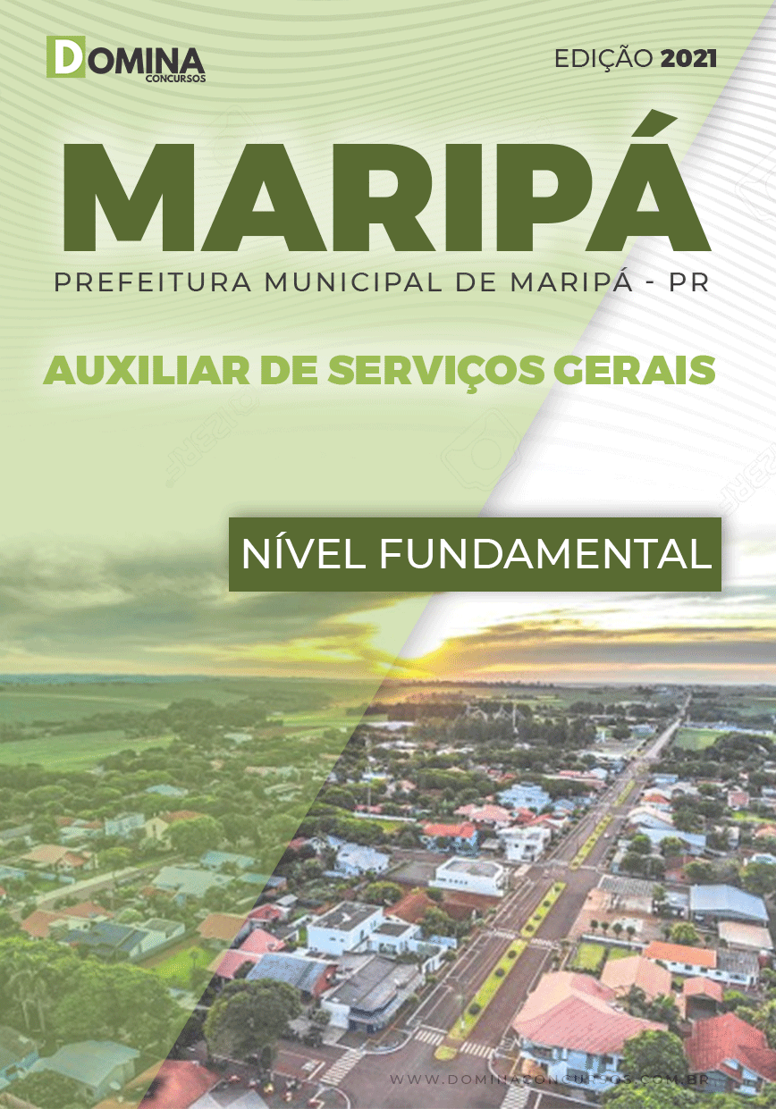 Apostila Concurso Maripá PR 2021 Auxiliar de Serviços Gerais