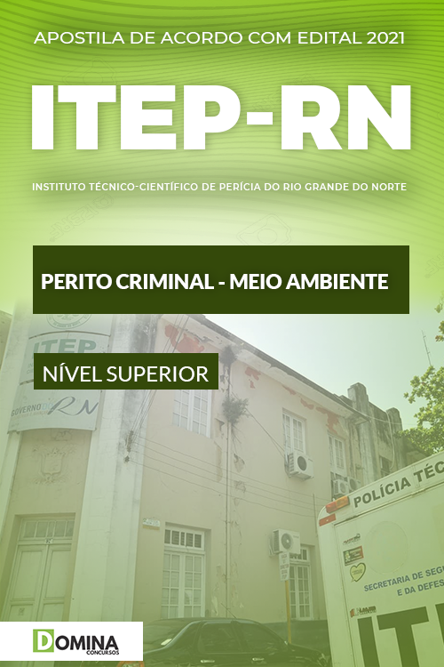 Apostila Concurso ITEP RN 2021 Perito Meio Ambiente