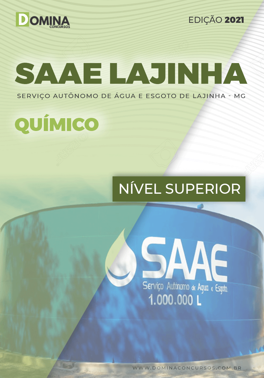 Apostila Concurso Público SAAE de Lajinha MG 2021 Químico