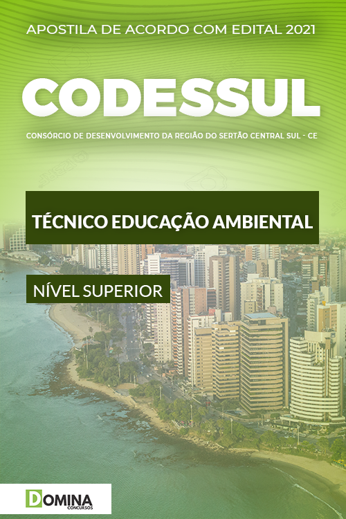 Apostila Concurso CODESSUL 2021 Técnico Ambiental