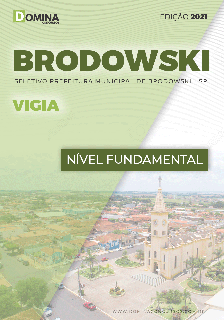 Apostila Processo Seletivo Pref Brodowski SP 2021 Vigia