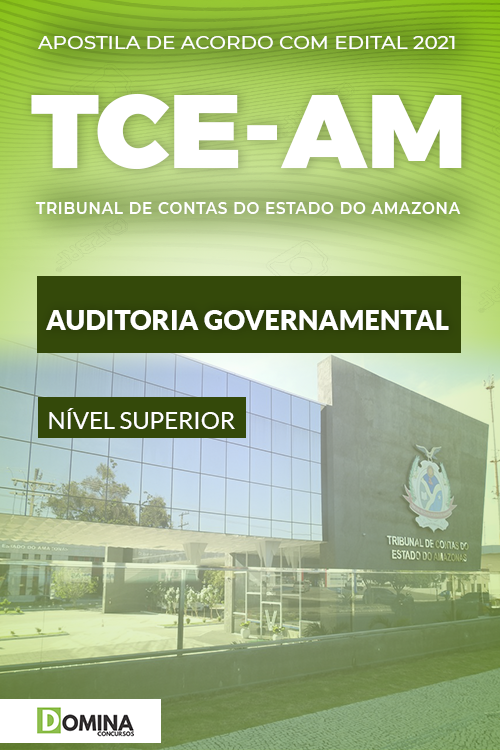 Apostila Concurso TCE AM 2021 Auditoria Governamental