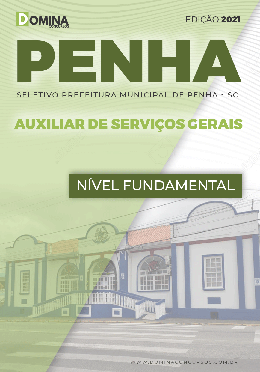 Apostila Seletivo Pref Penha SC 2021 Auxiliar de Serviços Gerais