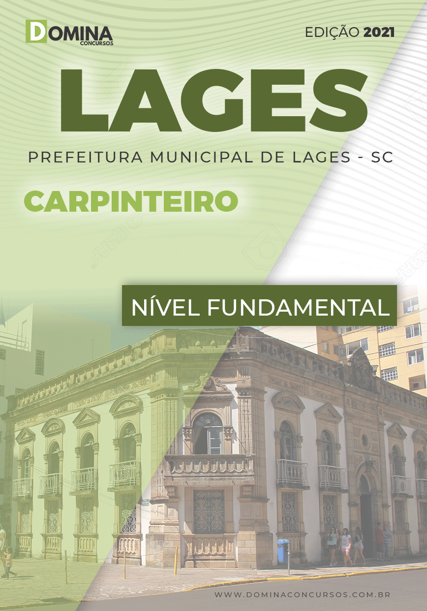 Apostila Processo Seletivo Pref Lages SC 2021 Carpinteiro