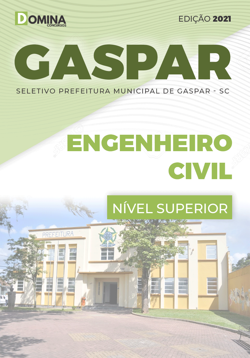 Apostila Seletivo Pref Gaspar SC 2021 Engenheiro Civil