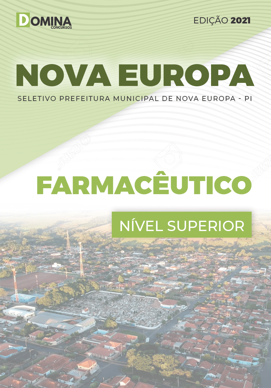 Apostila Seletivo Pref Nova Europa SP 2021 Farmacêutico
