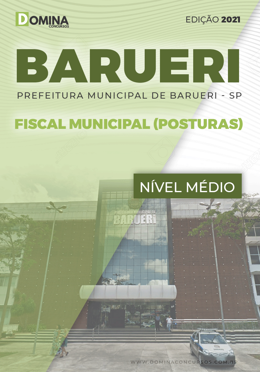 Apostila Concurso Pref Barueri SP 2021 Fiscal Municipal Posturas