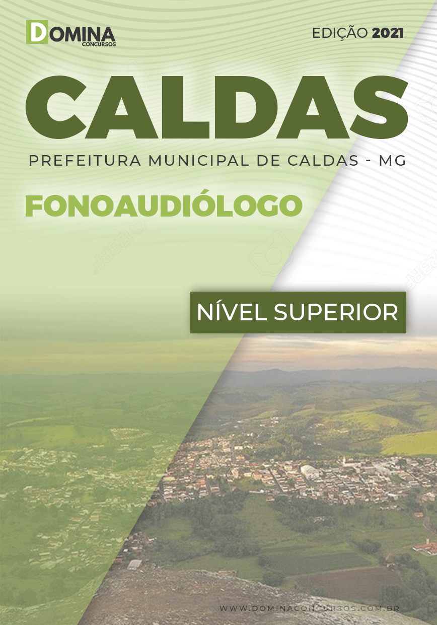 Apostila Concurso Pref Caldas MG 2021 Fonoaudiólogo