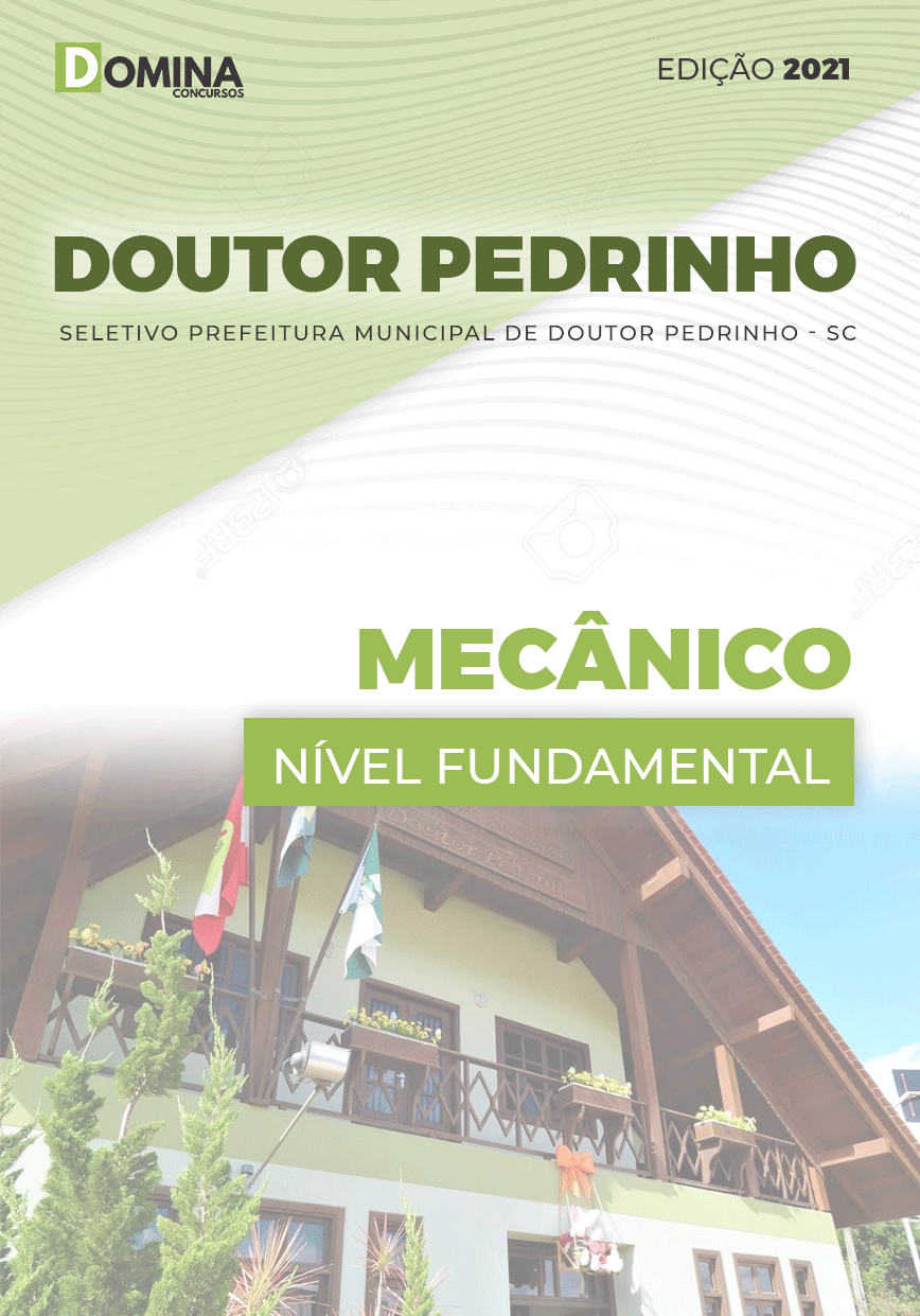 Apostila Seletivo Pref Doutor Pedrinho SC 2021 Mecânico